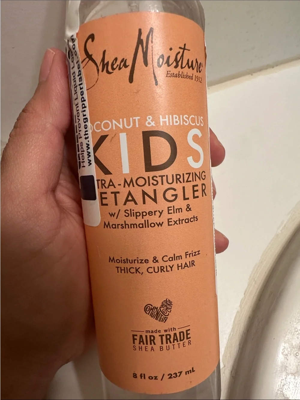 Shea Moisture gentle detangler